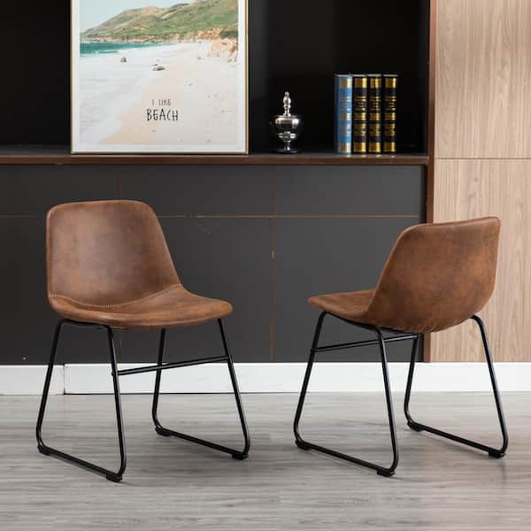 Colmar Brown Dining Side Chair (Set of 2)