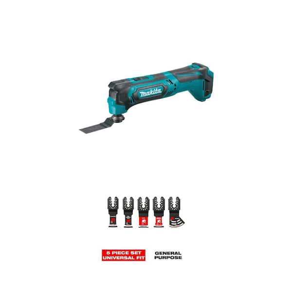 12V max CXT Cordless Multi-Tool (Tool Only) with 5-pc Universal Fit Oscillating Blade Set