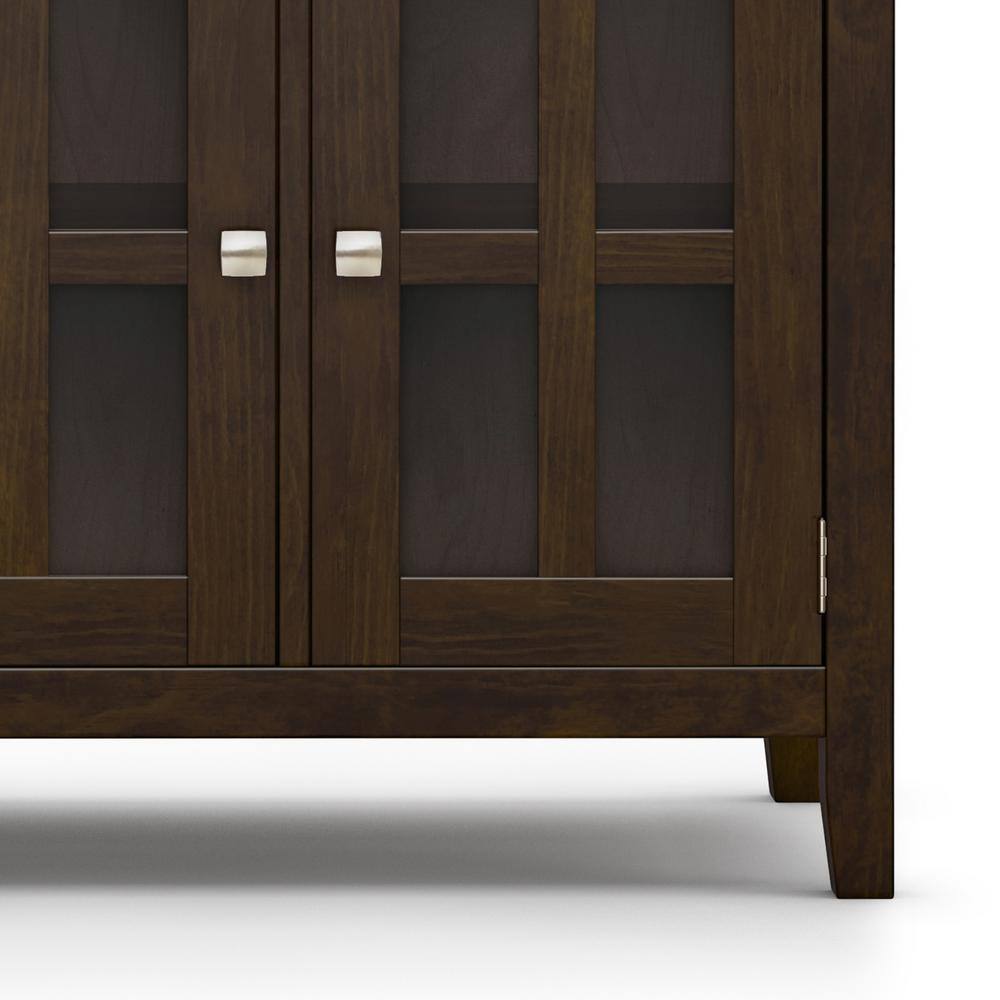 Acadian 60'' Brunette Brown Solid Wood Sideboard Buffet