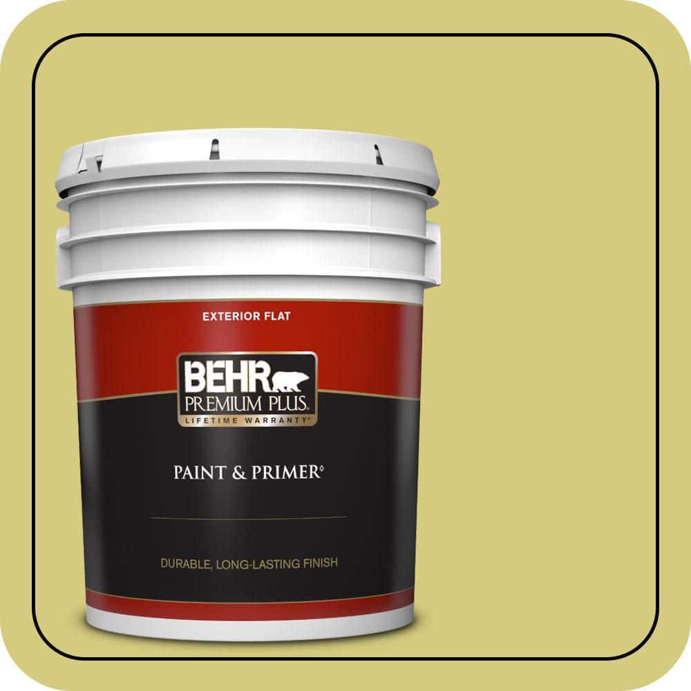 5 gal. #P350-4 Spring Grass Flat Exterior Paint & Primer price history on PriceWatchPro