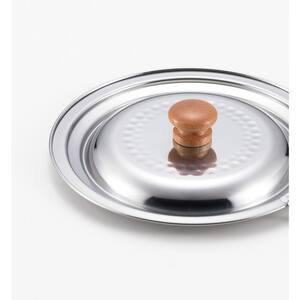 Yukihira 8 in. Dia Stainless Steel Lid That Fits Both 1.8 qt. and 1.2 qt. Pot lid