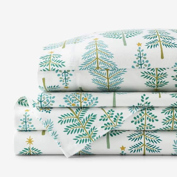 Flannel Portugal Sheet Set popular (King) Winter Forrest