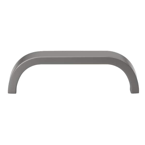 GLIDERITE 3-3/4 in. (96 mm ) Center-to-Center Graphite Flat Bar Pull (10-Pack )