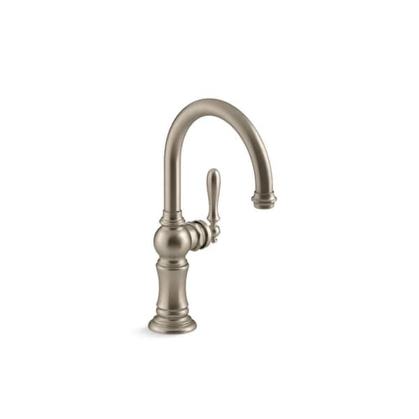 Artifacts Single-Handle Bar Faucet in Vibrant Brushed Bronze