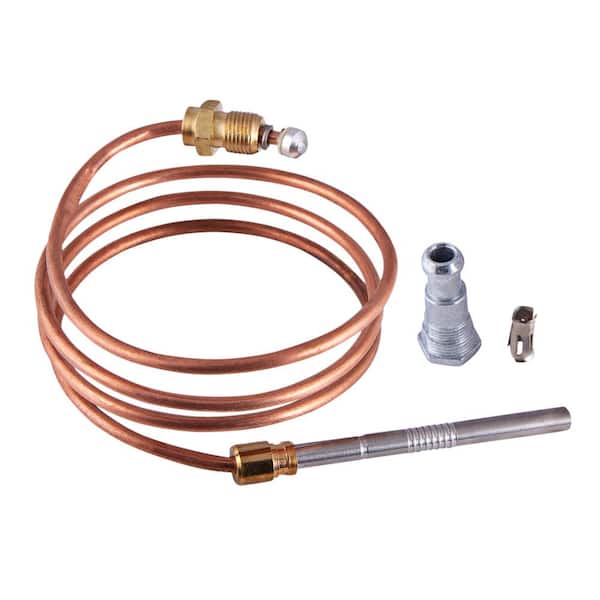 The Plumber's Choice 48 in. Universal Thermocouple for Gas Furnaces, Boilers, and Water Heaters