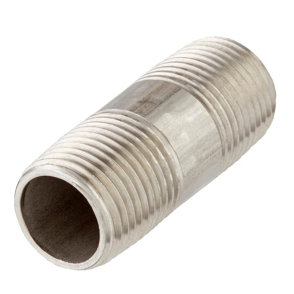 1/2 in. MIP x 2 in. Stainless Steel Pipe Nipple