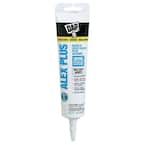 DAP Alex Plus 5.5 oz. White Acrylic Latex Caulk Plus Silicone (12-Pack ...