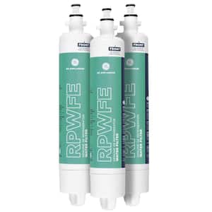Genuine RPWFE Replacement Water Filter for Compatible GE Refrigerators (3-Pack)