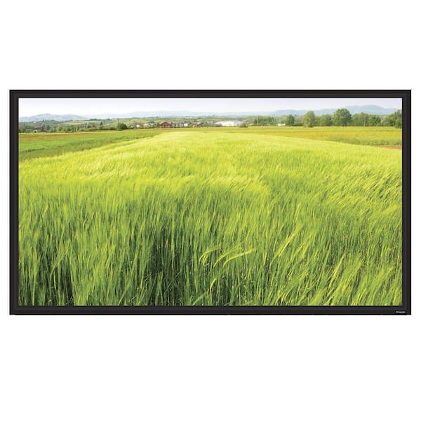 Vutec Elegante 110 in. D Fixed 16:9 Frame Screen - White and Black