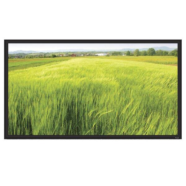 Vutec Elegante 123 in. D Fixed Frame 16:9 Screen - White and Black-DISCONTINUED