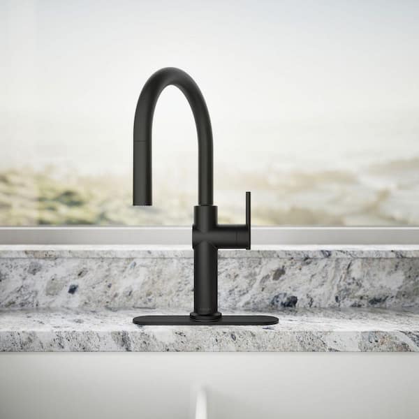 KOHLER Crue Single-Handle Pull-Down Sprayer Kitchen Faucet in