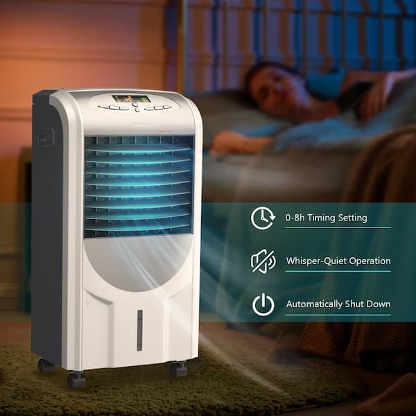 Gymax Air Cooler Heater Portable Evaporative Air Conditioner Fan