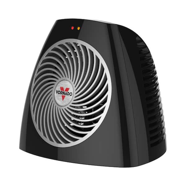 VH202 750-Watts Black Indoor Electric Space Heater with Compact Size for Small Spaces