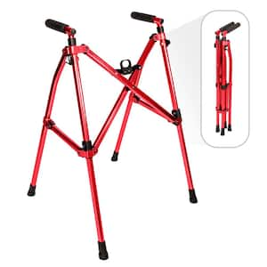 Wonder Walker Lite, Light-Weight Folding Walker for Seniors in Sport Red