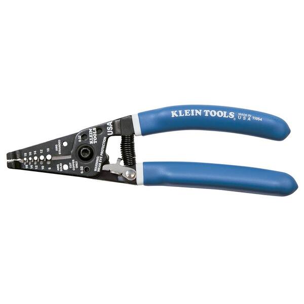 Klein Tools 7-1/8 in. Klein-Kurve Wire Stripper and cutter for 8-16 AWG Solid Wire and 10-18 AWG Stranded Wire