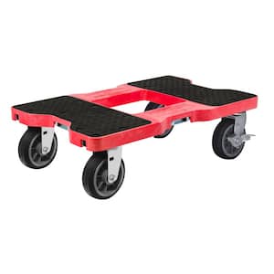 1,500 lbs. Capacity All-Terrain Professional E-Track Dolly in Red