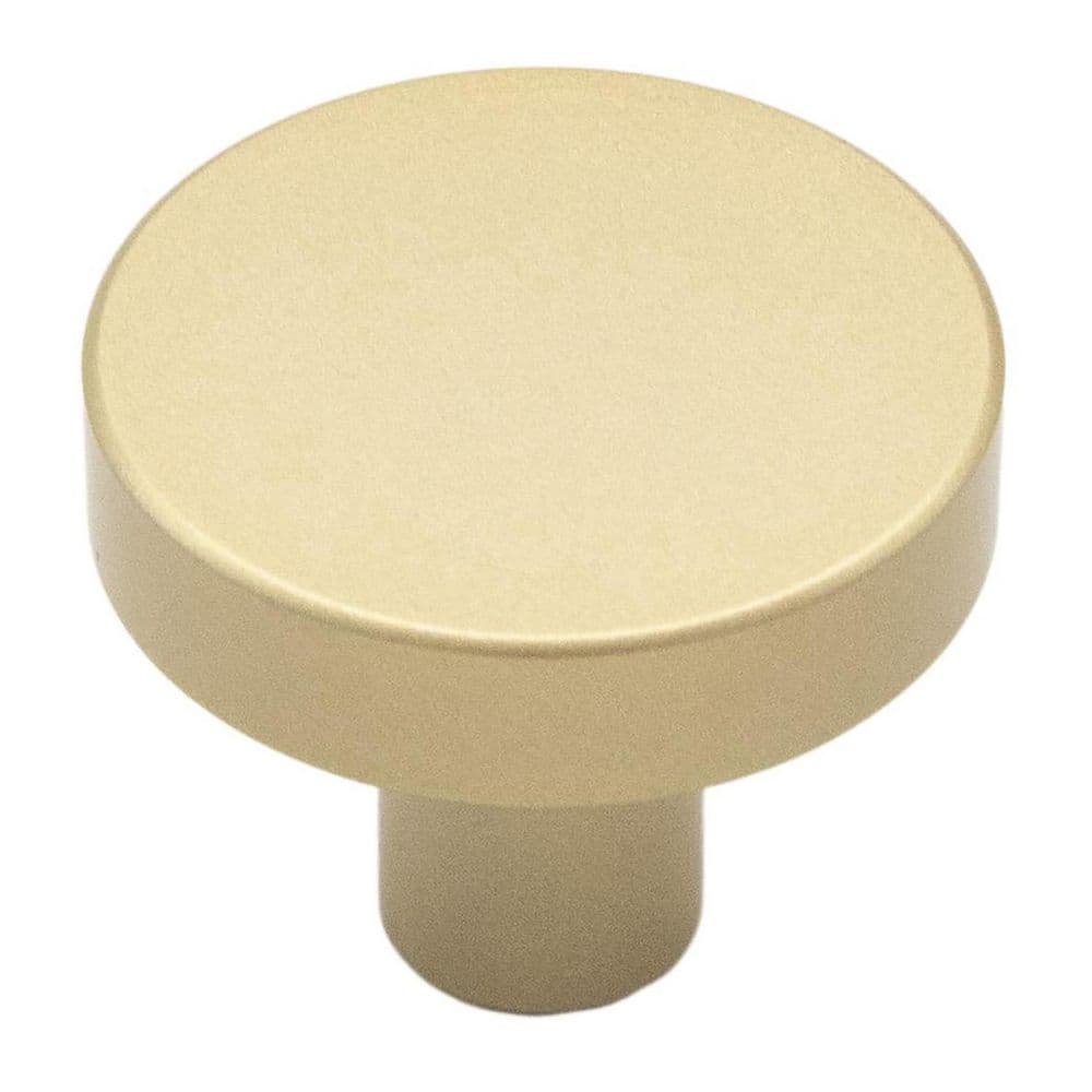 Crew Collection Round Knob 1-1/8 in. Diameter Brushed Golden Brass Round Cabinet Knob (Set of 10) price history on PriceWatchPro