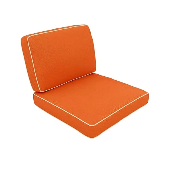 Cushion 27 x 27 x 5 Sunbrella Deep Seating Outdoor Patio Dining Chair Replacement Cushions Spectrum Cayenne