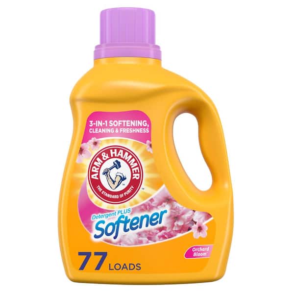 ARM & HAMMER 100.5 oz. Orchard Bloom Liquid Laundry Softener and Detergent (77 Loads)