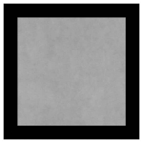 Amanti Art Basic Black Narrow 19 in. x 19 in. Framed Magnetic Board