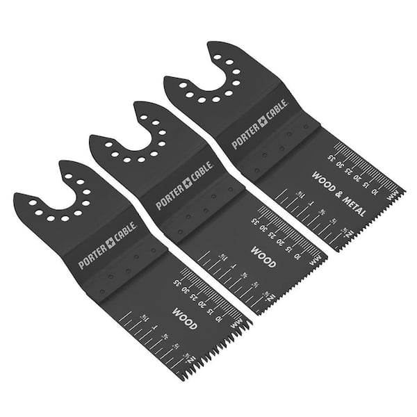 Porter-Cable Plunge Cut Blade Assortment in Black