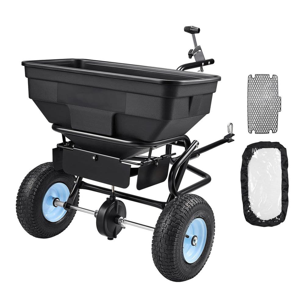 130 lbs. Capacity Towable Broadcast Spreader with 13 in. Tires, 15 Settings, 9.8 ft. Width Suitable for Fertilizer price history on PriceWatchPro