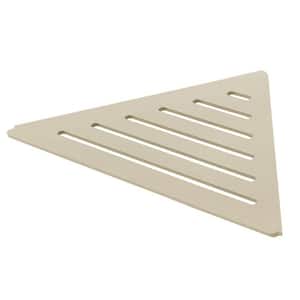 TI-SHELF Aluminum Triangular Corner Shelf (Line) 11in. x 7.87in. Decorative Wall Shelf