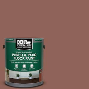 1 gal. #BXC-57 Raw Sienna Low-Lustre Enamel Interior/Exterior Porch and Patio Floor Paint