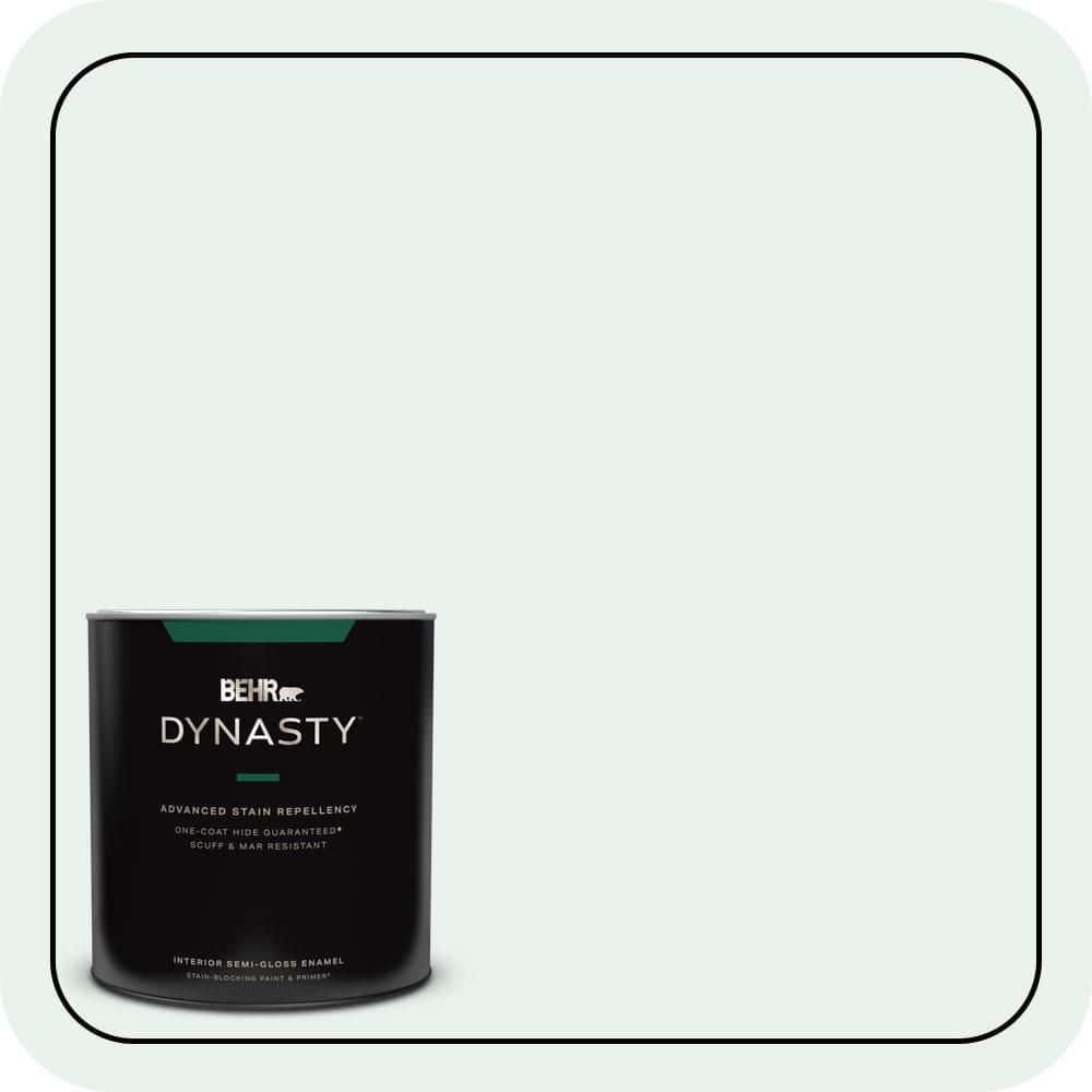 1 qt. #W-B-520 Glacial Tint Semi-Gloss Enamel Interior Stain-Blocking Paint & Primer price history on PriceWatchPro