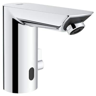 Bau Cosmopolitan E Touchless Battery Powered Single Hole Touchless Bathroom Faucet Temperature Control StarLight Chrome