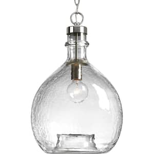 Zin Collection 1-Light Brushed Nickel Pendant