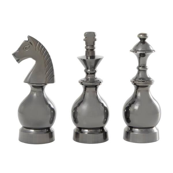 White King Chess Piece Life Size Statue