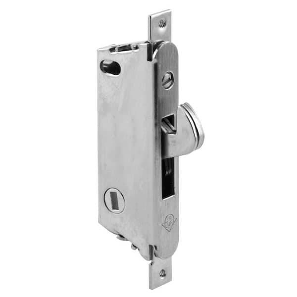 Prime-Line Mortise Lock, 3-11/16 in. Mounting Hole, Stainless Steel, Vertical Keyway
