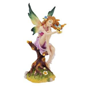 8 in. H Kiss of the Butterfly Fairy Tabletop Statue