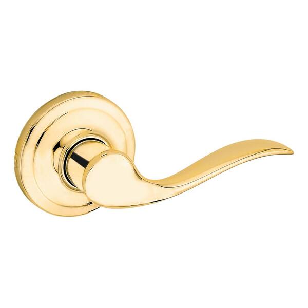 Kwikset Maximum Security Collection Brass Finish Hall & Closet RIGHT hand lever 