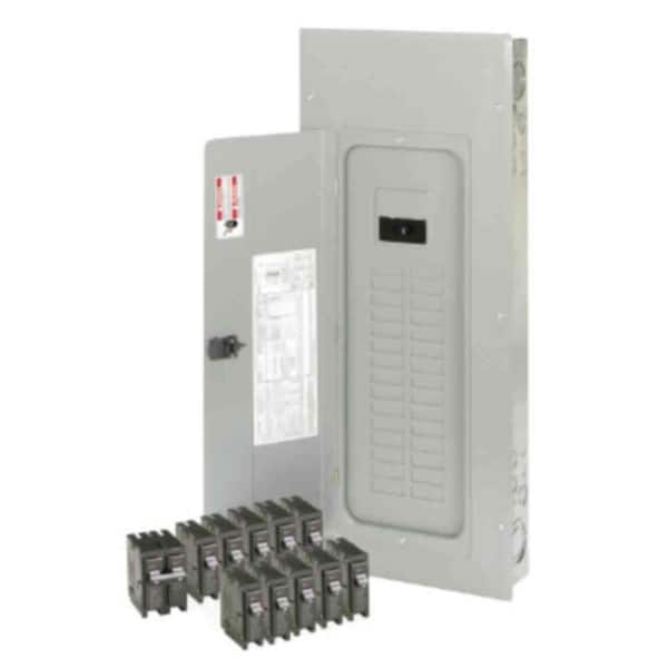 Eaton BR 200 Amp 30-Space 40-Circuit Indoor Main Breaker Loadcenter with Cover Value Pack (10-BR120, 1-BR230)