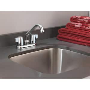 Chateau 4 in. Centerset 2-Handle Utility Faucet in Chrome