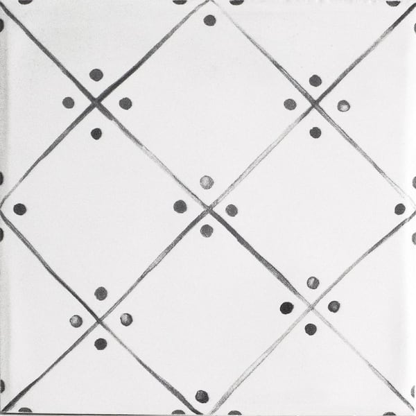 InDesign Handspun Slate Line Art 6 in. x 6 in. Ceramic Wall Tile (10 sq. ft. / case)