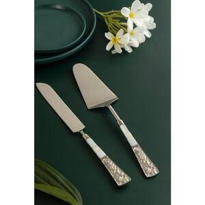 Fairmount Steel Cake Servers (Set of 2)