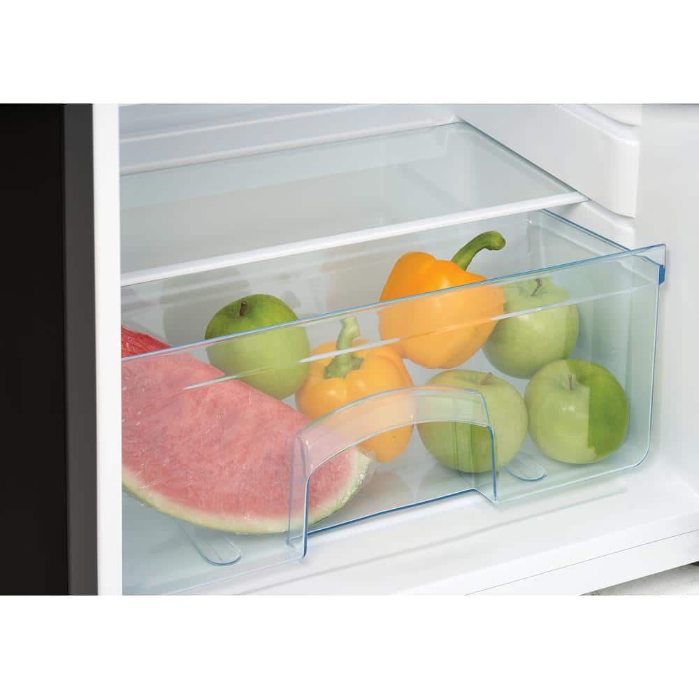 Danby 4.5 cu. ft. Stainless Steel Compact Refrigerator with True Freezer