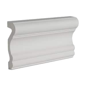 1 in. x 3-3/8 in. x 6 in. Long Plain Polyurethane Panel Moulding Sample