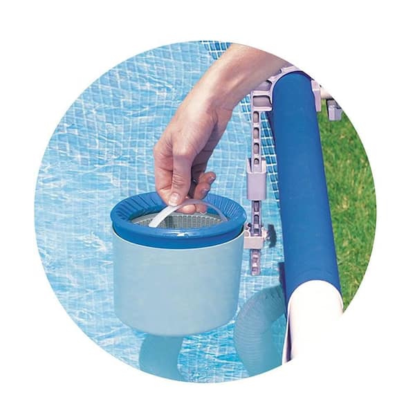 Intex Deluxe Pool Automatic Surface Skimmer and Maintenance Kit with Vacuum  and Pole 28000E + 28003E - The Home Depot