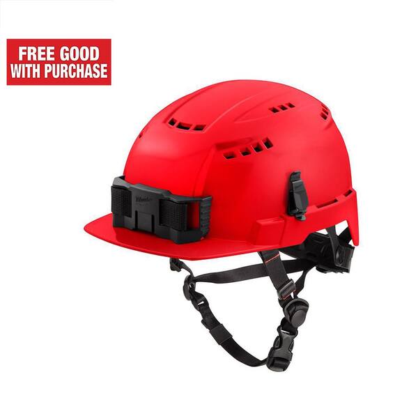 Milwaukee BOLT Red Type 2 Class C Front Brim Vented Safety Helmet 48 73 milwaukee-bolt-red-type-2-class-c-front-brim-vented-safety-helmet-48-73