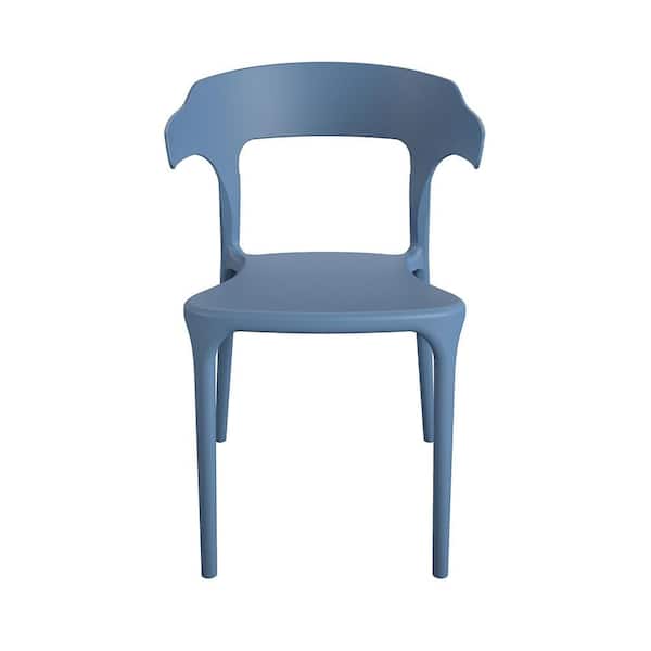 Chandler Dining Chairs, Indoor/Outdoor, 4-Pack, French Blue
