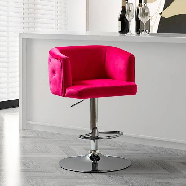 fuchsia bar stools