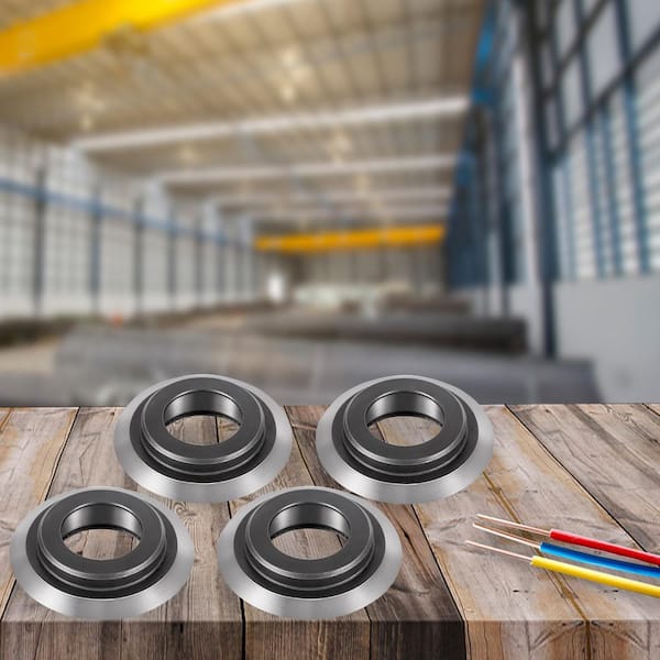4 Wire Stripper Blades Alloy Pipe Cutter Blades for Stripping Scrap Copper Wires Stripping Machine (4-Pack)