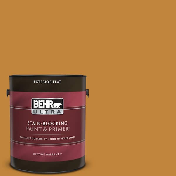 BEHR ULTRA 1 gal. #M260-7 Back to School Flat Exterior Paint & Primer