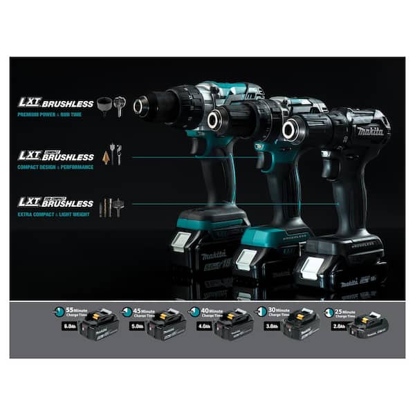 Makita - 18V LXT Lithium-Ion Sub-Compact Brushless Cordless 1/2 in. Driver Drill (Tool Only)