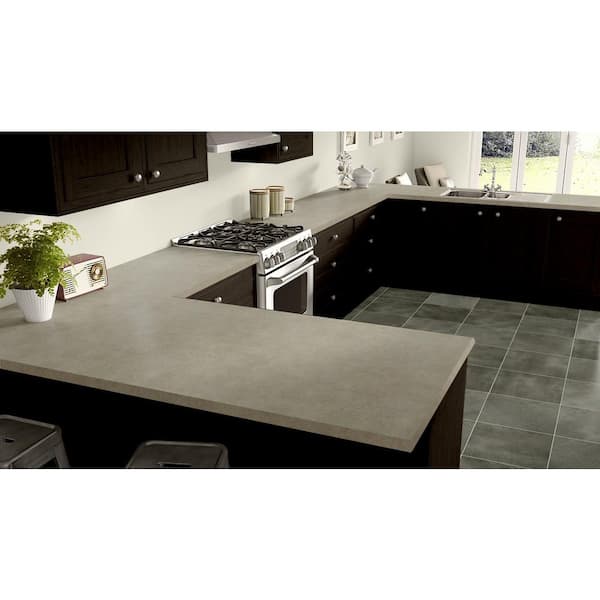 4 ft. x 10 ft. Laminate Sheet in Tumbled Roca with Standard Fine Velvet Texture Finish