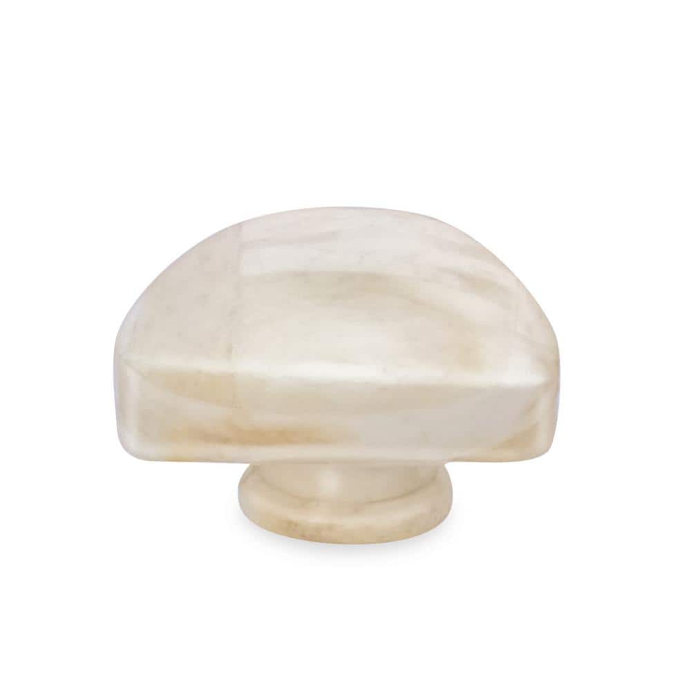 Eclipse Cream Round Novelty Drawer Cabinet Knob with Mounting Hardware